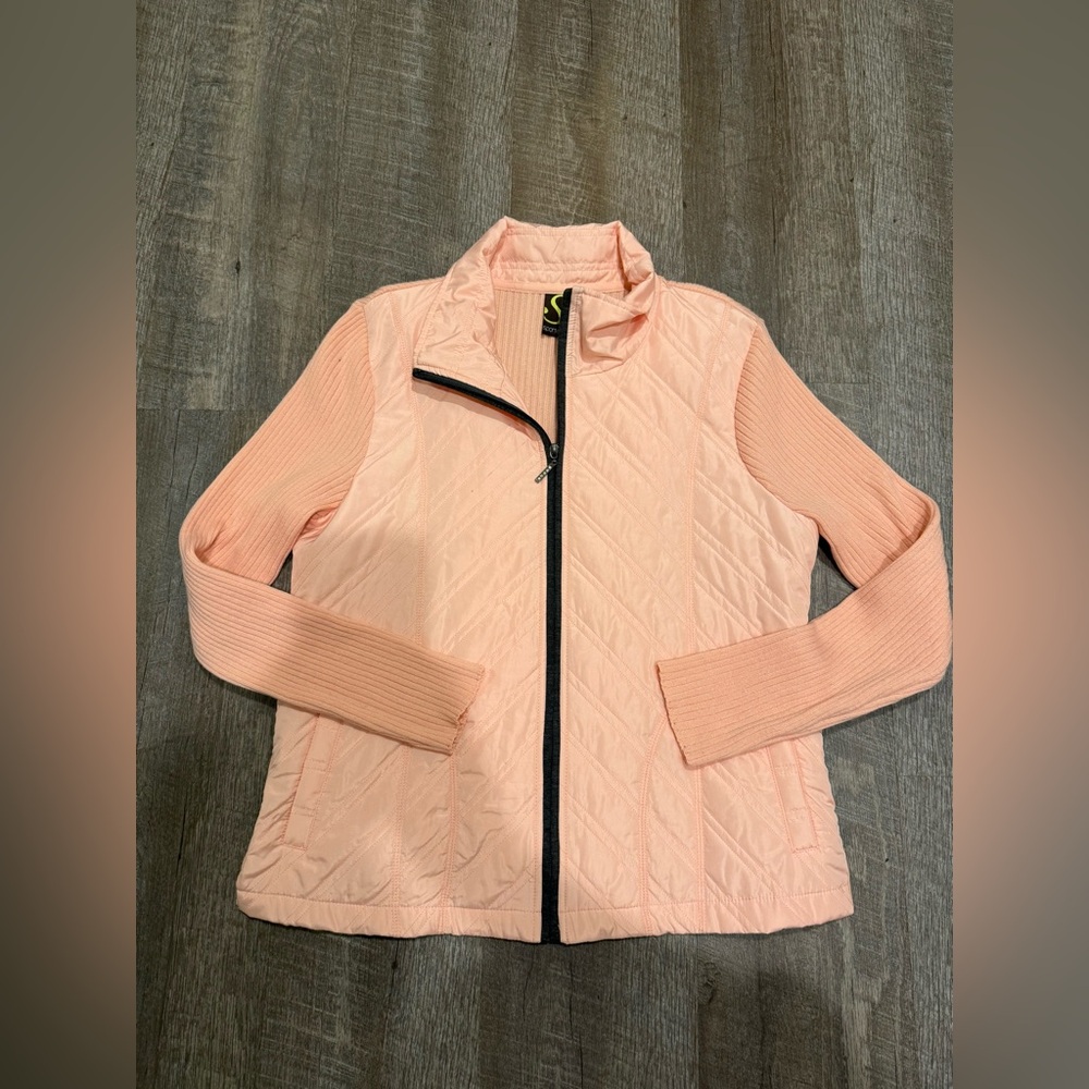 Sportelle Peach Quilted Women's jacket